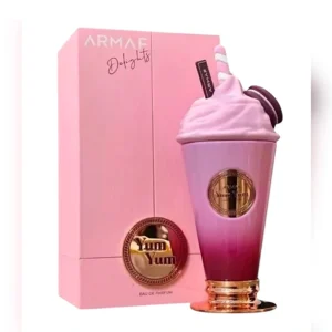 Yum Yum Armaf perfume oriental dulce femenino con frasco en forma de batido